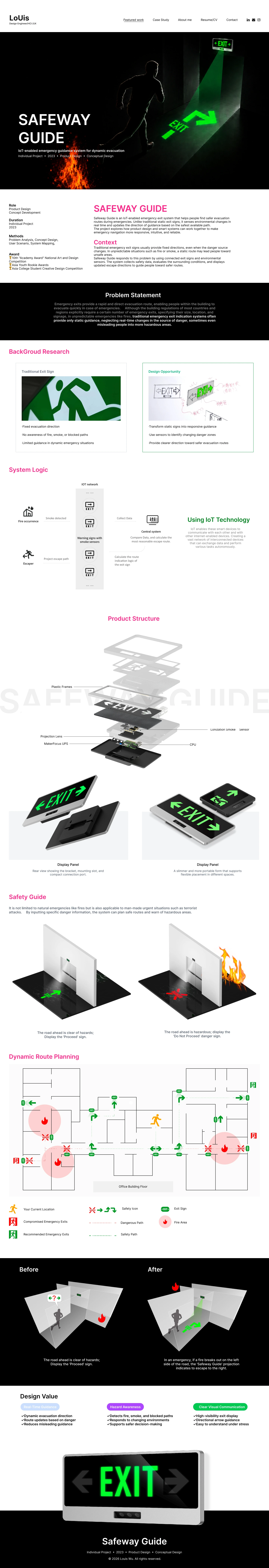 Safeway Guide product design project case study